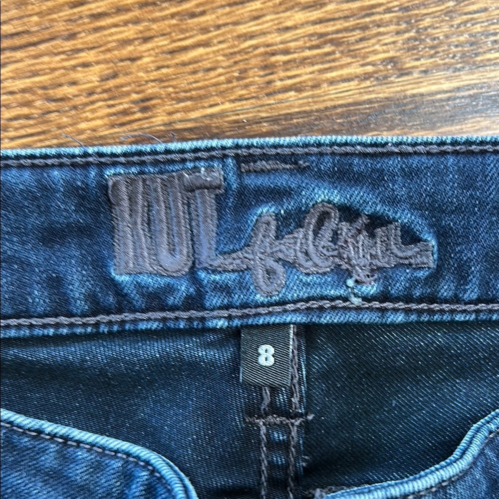Kut from the Kloth Blue Ankle Cropped Jeans - Picture 4 of 9